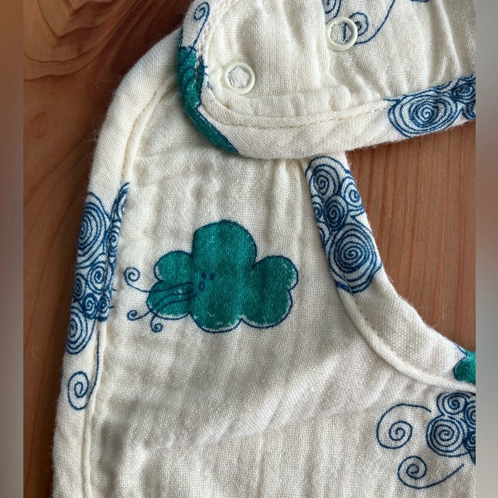 Fin & Vince Breezy Cotton Gauze Baby Bib